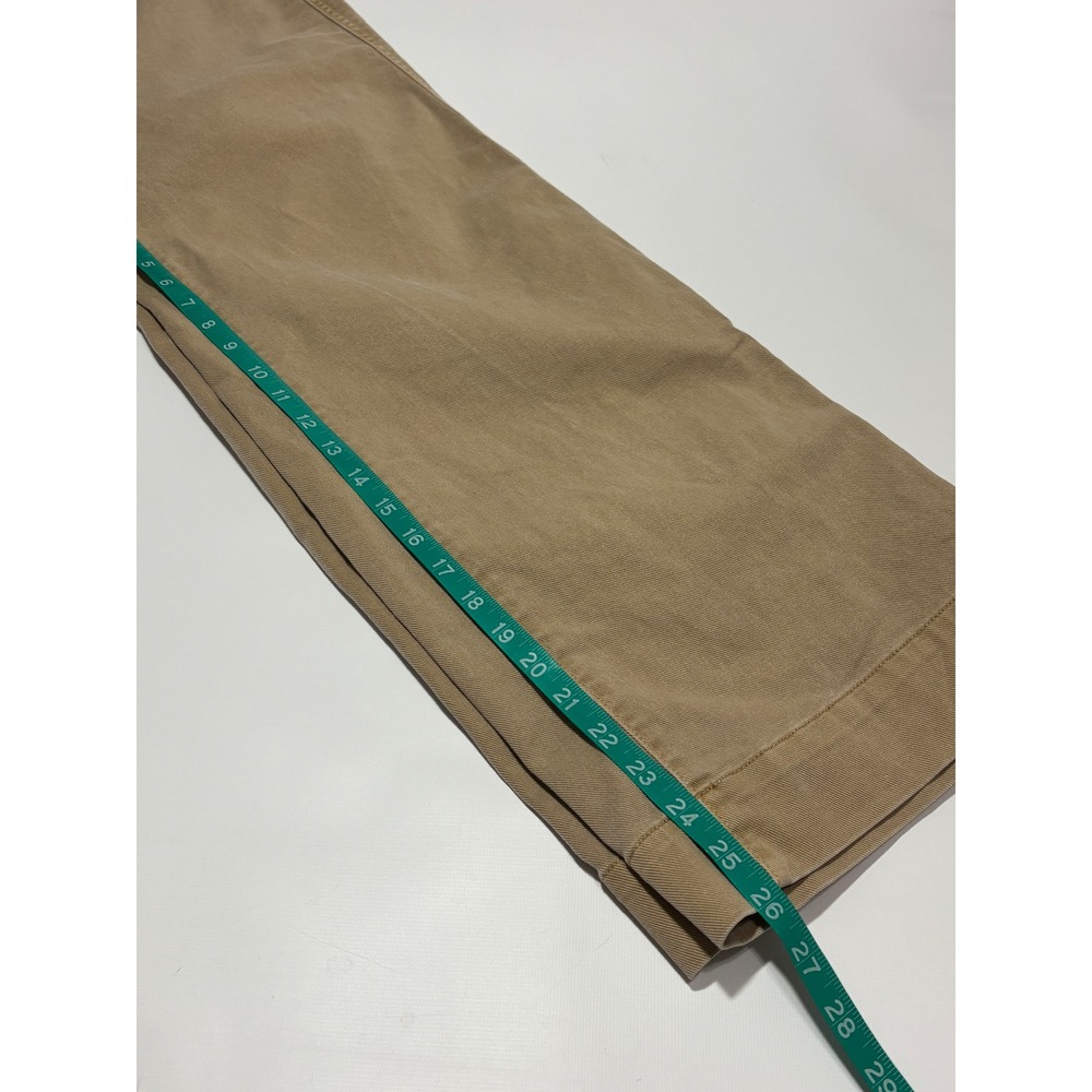 Gap Pants Womens 4 Tan High Rise Wide-Leg Crop Chino Khaki Stretch Cotton - Picture 7 of 12